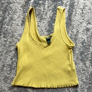 Yellow tank